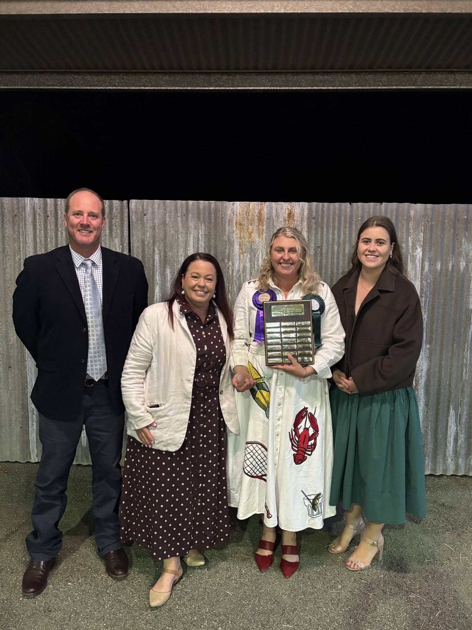CQ Sub Chamber judges with RA Entrants Megan Kent Alesha Stebhans